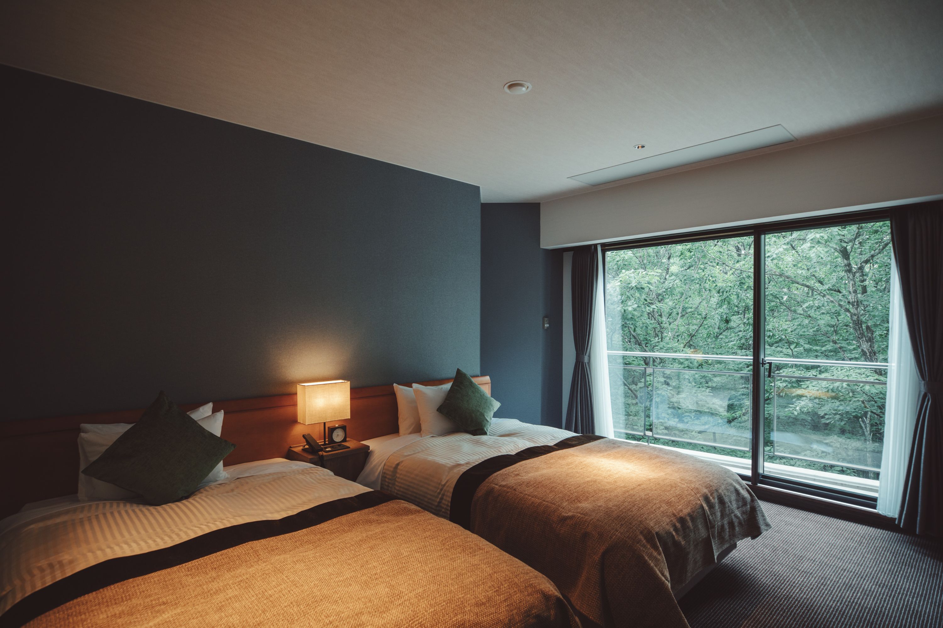 wide japanese western style room | in-room safe, free wifi, bed sheets