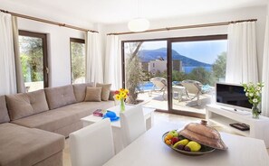 Villa, Sea View | Living room