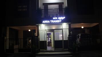 Front of property – evening/night