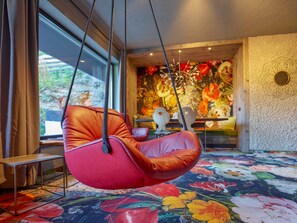 Deluxe Apartment, Multiple Beds, Non Smoking | Living area | Flat-screen TV - HEART - Manufaktur Appartements (Soelden)