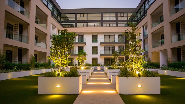 Front of property - evening/night - Embassy Gardens Premier Suites (Accra)