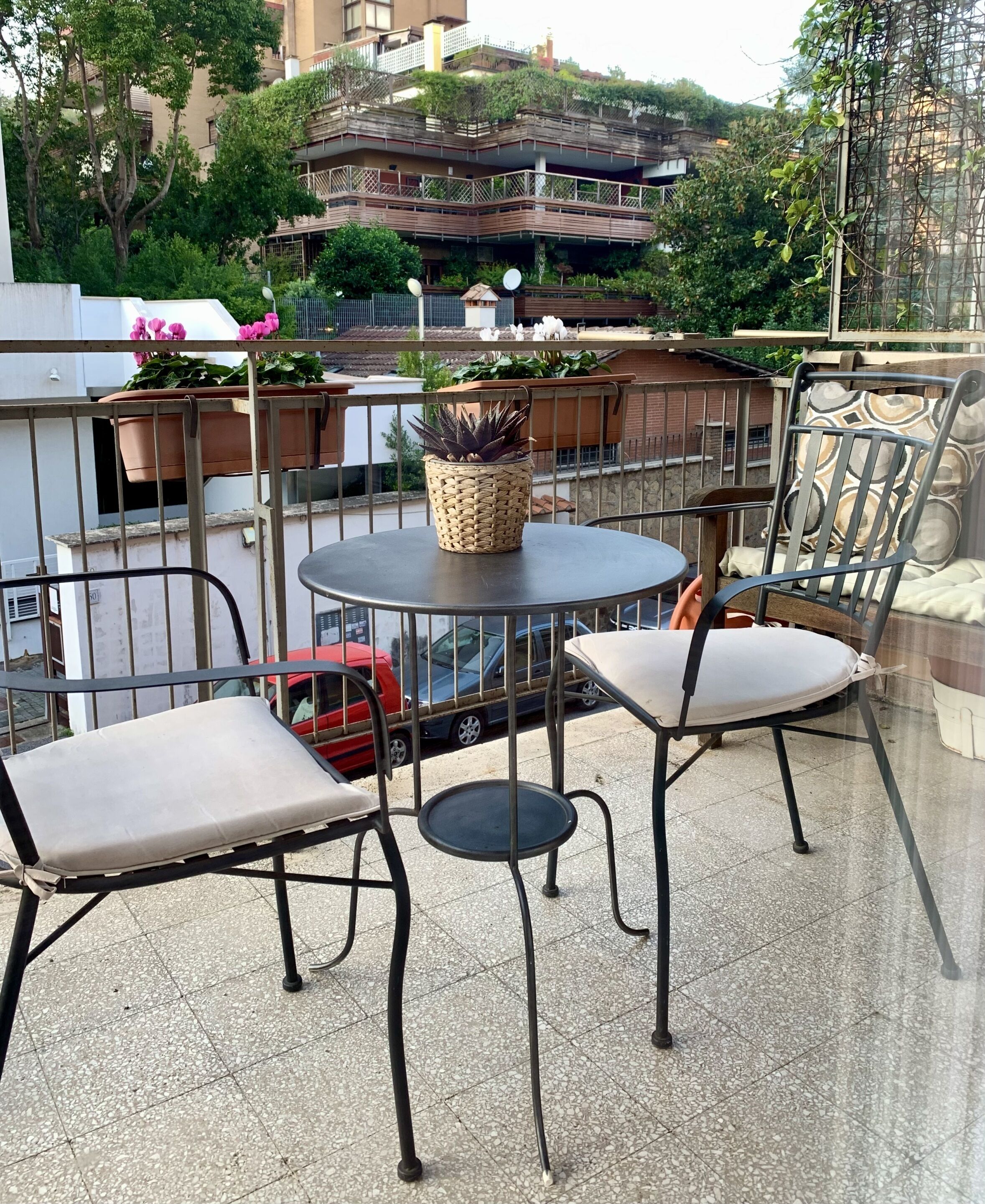 Superior-Doppelzimmer, mit Bad | Blick vom Balkon