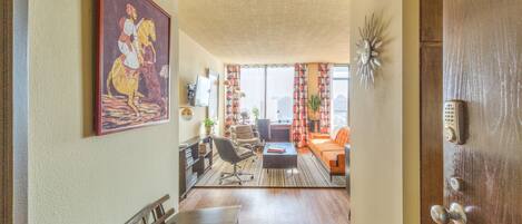 Smart TV, books, music library