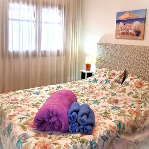 2 bedrooms, iron/ironing board, travel crib, free WiFi