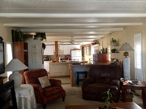 Smart TV, fireplace - Mississippi River Shore - Sunset and Fisherman's Delight on the Water (Stoddard)