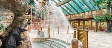 Indoor pool, outdoor pool