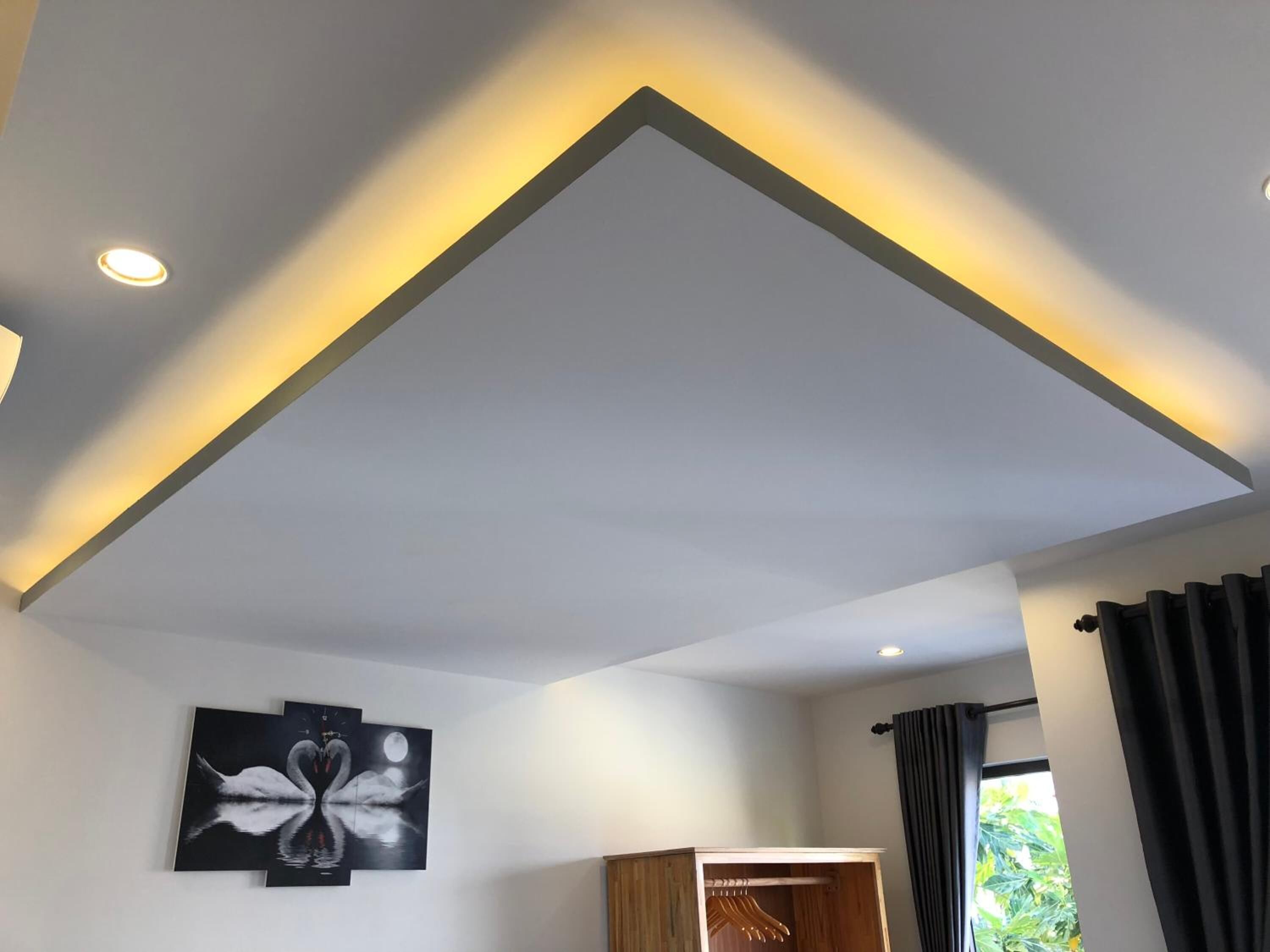 Minibar, desk, blackout drapes, soundproofing