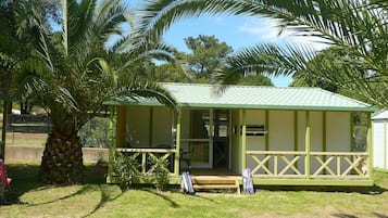 Stacaravan, terras | Exterieur