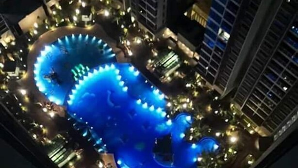 Outdoor pool - Luxury condo Atlantis Residence (Malacca City)