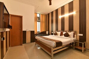 Deluxe Double Room, 1 King Bed, Accessible, Non Smoking | 2 bedrooms, in-room safe, individually decorated, individually furnished - Greno House (Greater Noida)