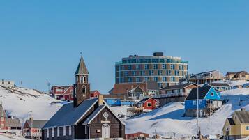 Façade de l’hébergement