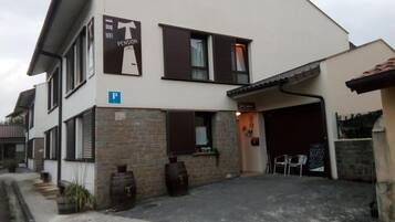 Overnatningsstedets facade