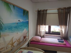 Premium bedding, individually decorated, individually furnished, desk