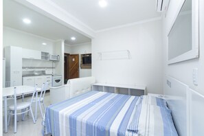 อพาร์ทเมนท์, เตียงใหญ่ 1 เตียง และโซฟาเบด, ปลอดบุหรี่ | Wi-Fi ฟรี