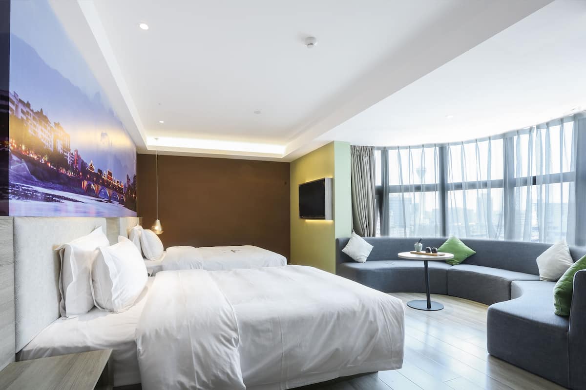 Habitación superior | Ropa de cama de alta calidad, edredón y camas con efecto memoria
