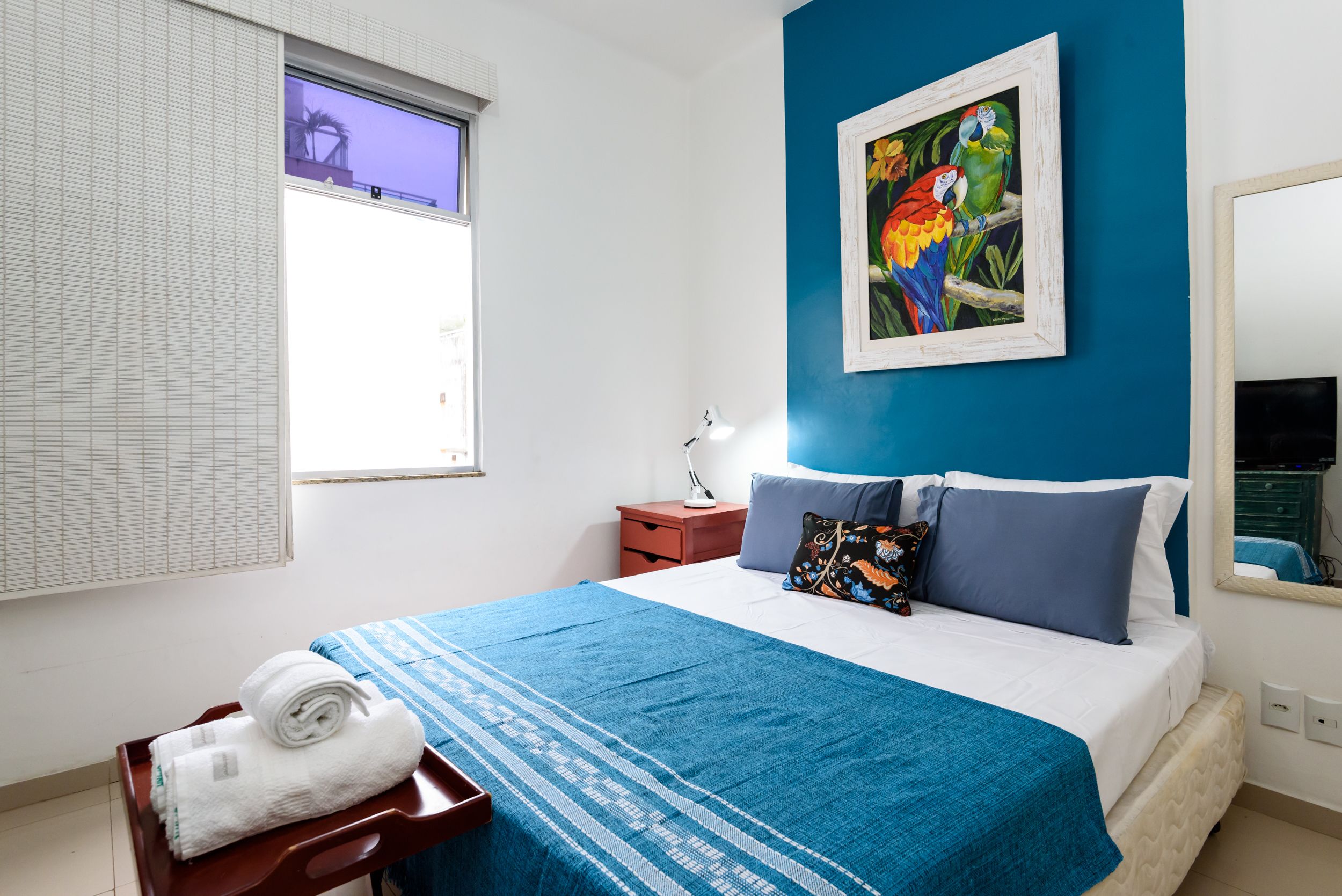 Apartment, 1 Double Bed, Non Smoking | Desk, iron/ironing board, free WiFi, bed sheets