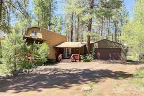Exterior - Near Hiking & Golfing: Munds Park Cabin w/ Deck! (Munds Park)