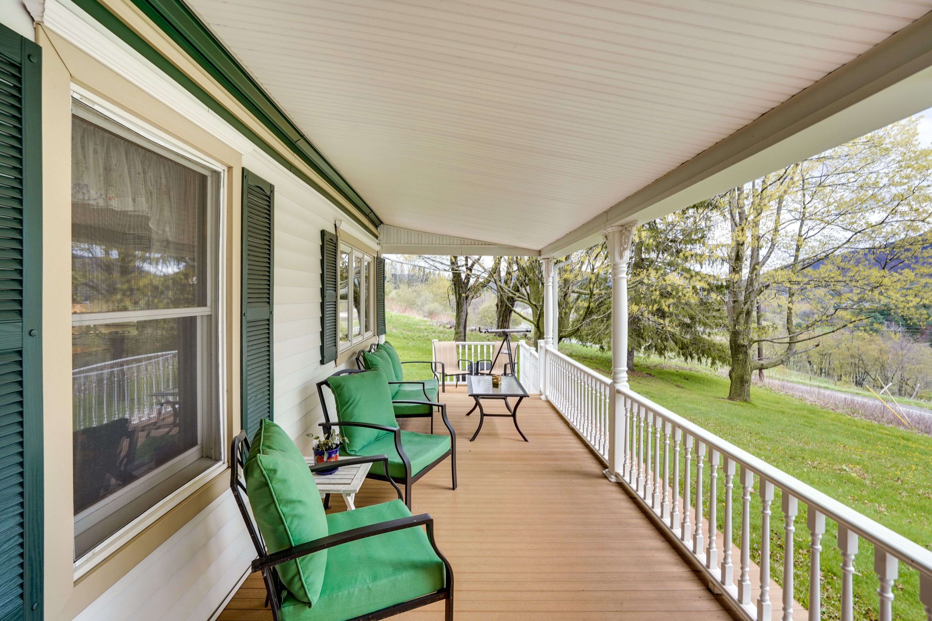 Stamford Farmhouse w/ Deck in Catskill Foothills