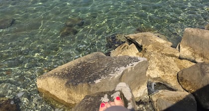 Détendez-vous sur la colline surplombant la mer