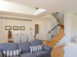 Villa, 6 Bedrooms, Private Pool | Living area | Smart TV, fireplace, table tennis