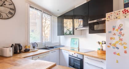 Gran apartamento de 3 habitaciones Paris 12è (Nación / Bastilla) 4 a 6 personas, ideal para familias!