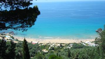 Sun loungers, beach towels