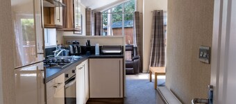 A beautiful Cabin on the 5 star White Cross Bay in a quiet area of the park -