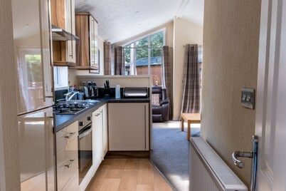 A beautiful Cabin on the 5 star White Cross Bay in a quiet area of the park -