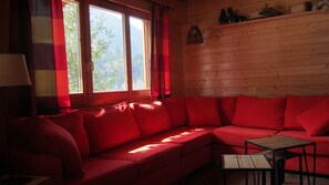 TV, fireplace, DVD player, stereo