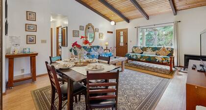 Serene property with nature walk, meditation spot & enclosed gardens