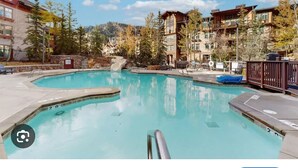 A heated pool - Ski-In/Ski-Out Corner Unit 2BR/2BA Mountain Views & In-Unit Laundry (Salt Lake City)