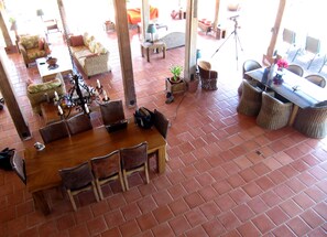 Dining - Amazing Sea/Mountain views!  New Kitchen!  Pool! Private cook/cleaning included! (Playa Carrillo, Samara, Nosara, Nicoya, Garza)