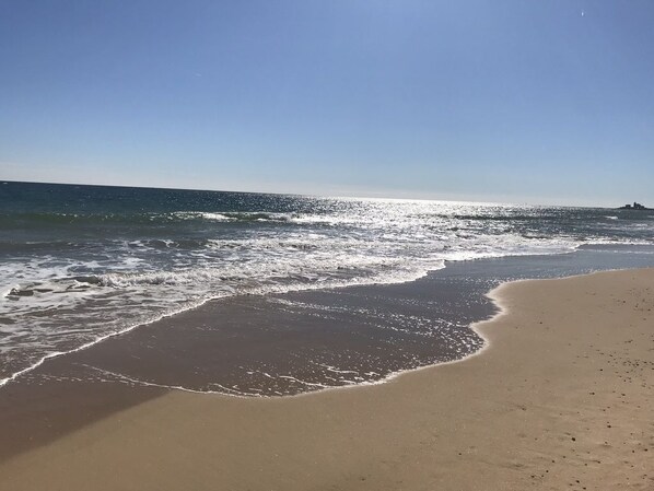 Beach nearby, beach towels