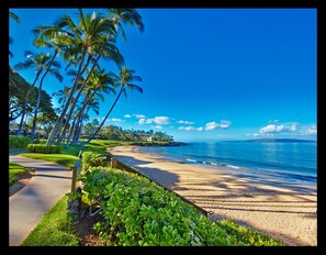 Sun-loungers, beach towels