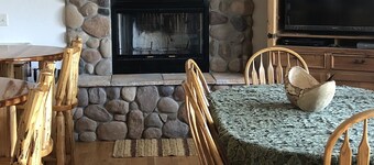 Multi-purpose, secluded lodge with scenic views.