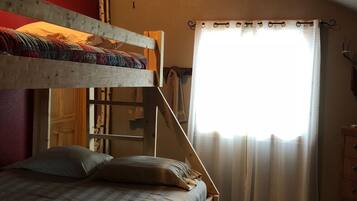 7 chambres, fer et planche Ă repasser, Wi-Fi gratuit, draps fournis