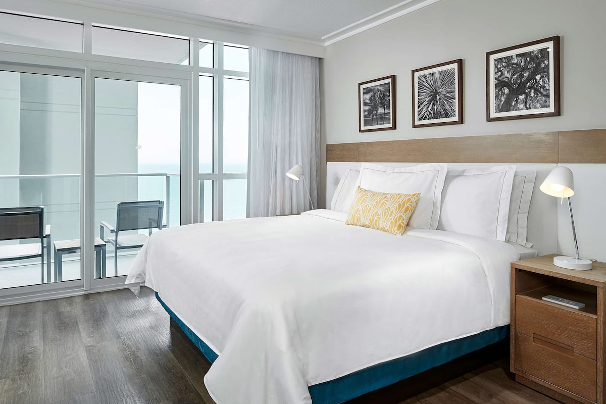 1 habitación y ropa de cama de alta calidad