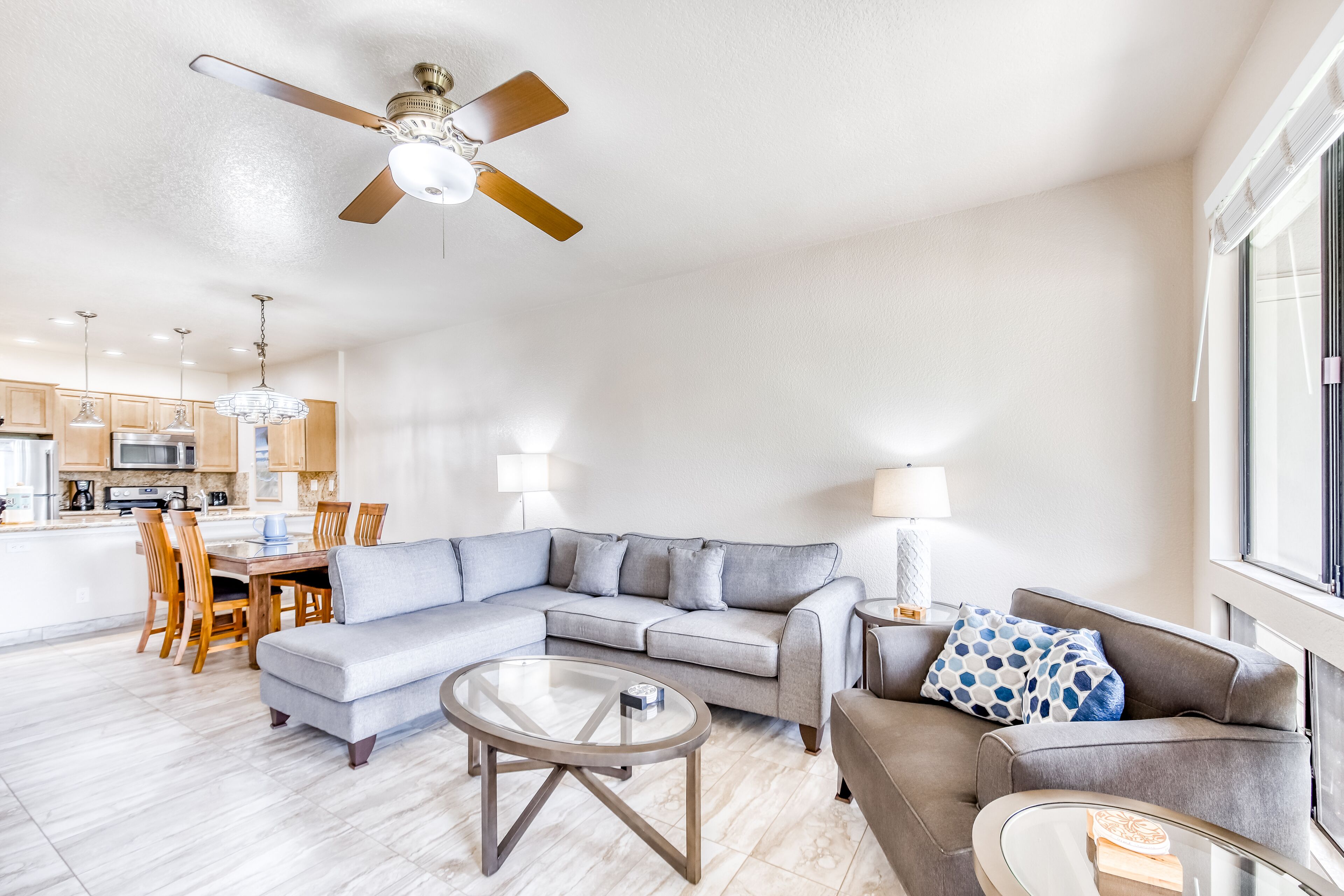 TV, DVD player, books