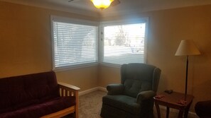 TV, fireplace, DVD player