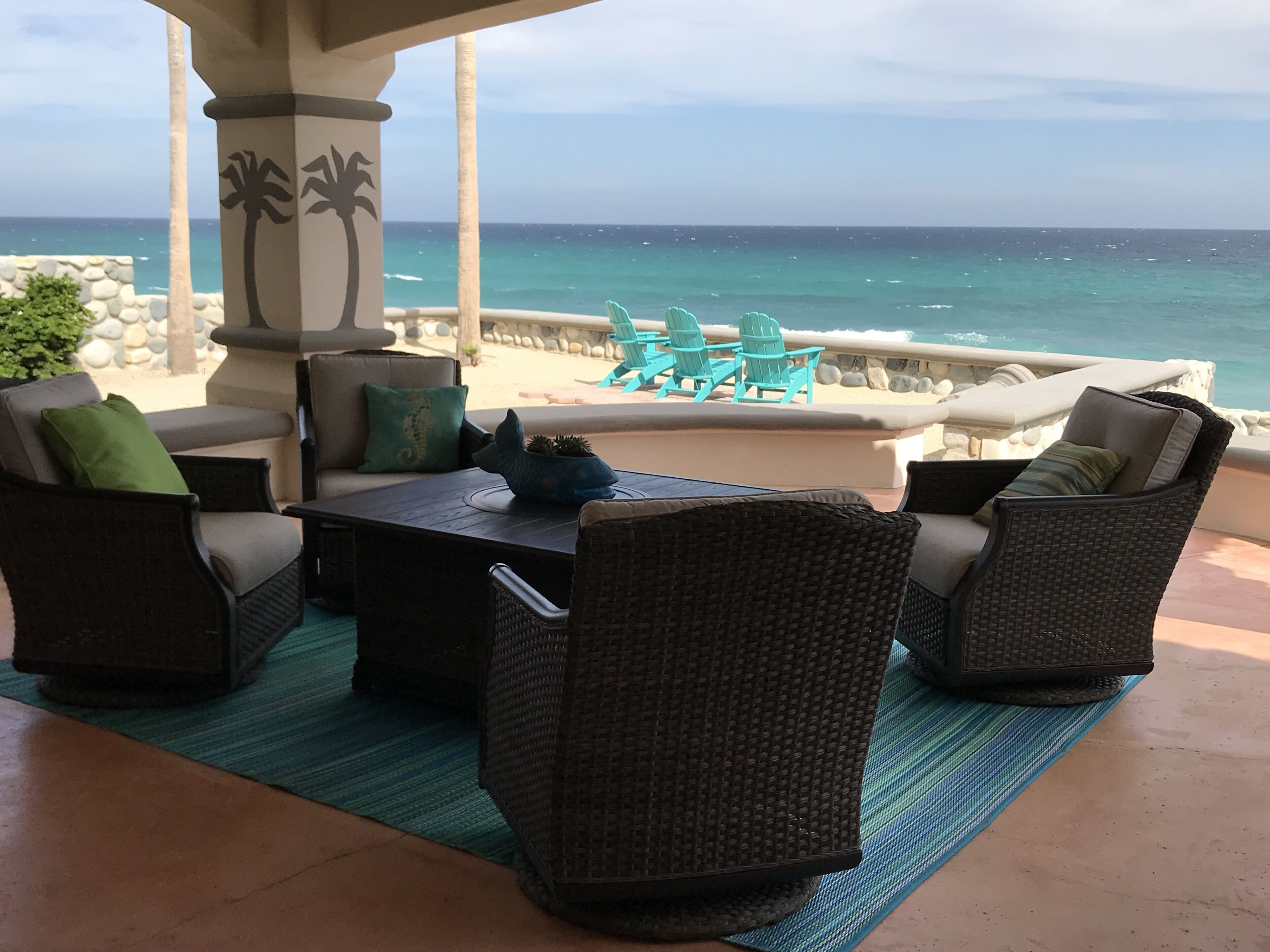 Lounge and take in the views by day....firepit by evening.