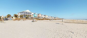 Oceanfront ocean view condo with private W/D & central AC - walk to everything