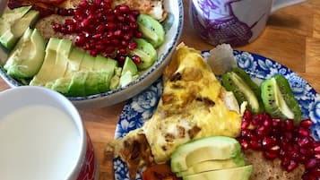 Free daily local cuisine breakfast