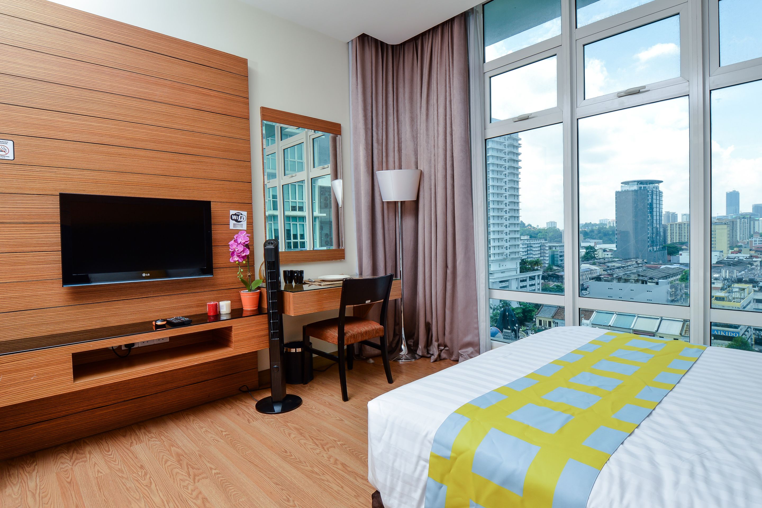 Classic-huoneisto, tupakointi kielletty, kaupunkinäköala | Näkymä kaupungille