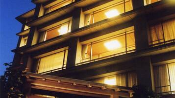 Front of property - evening/night