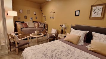 1 chambre, literie de qualité supérieure, décoration personnalisée