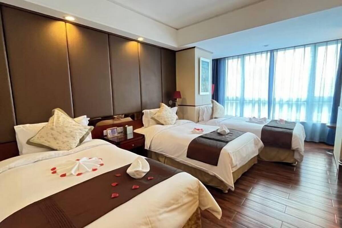 In-room safe, desk, blackout drapes, iron/ironing board