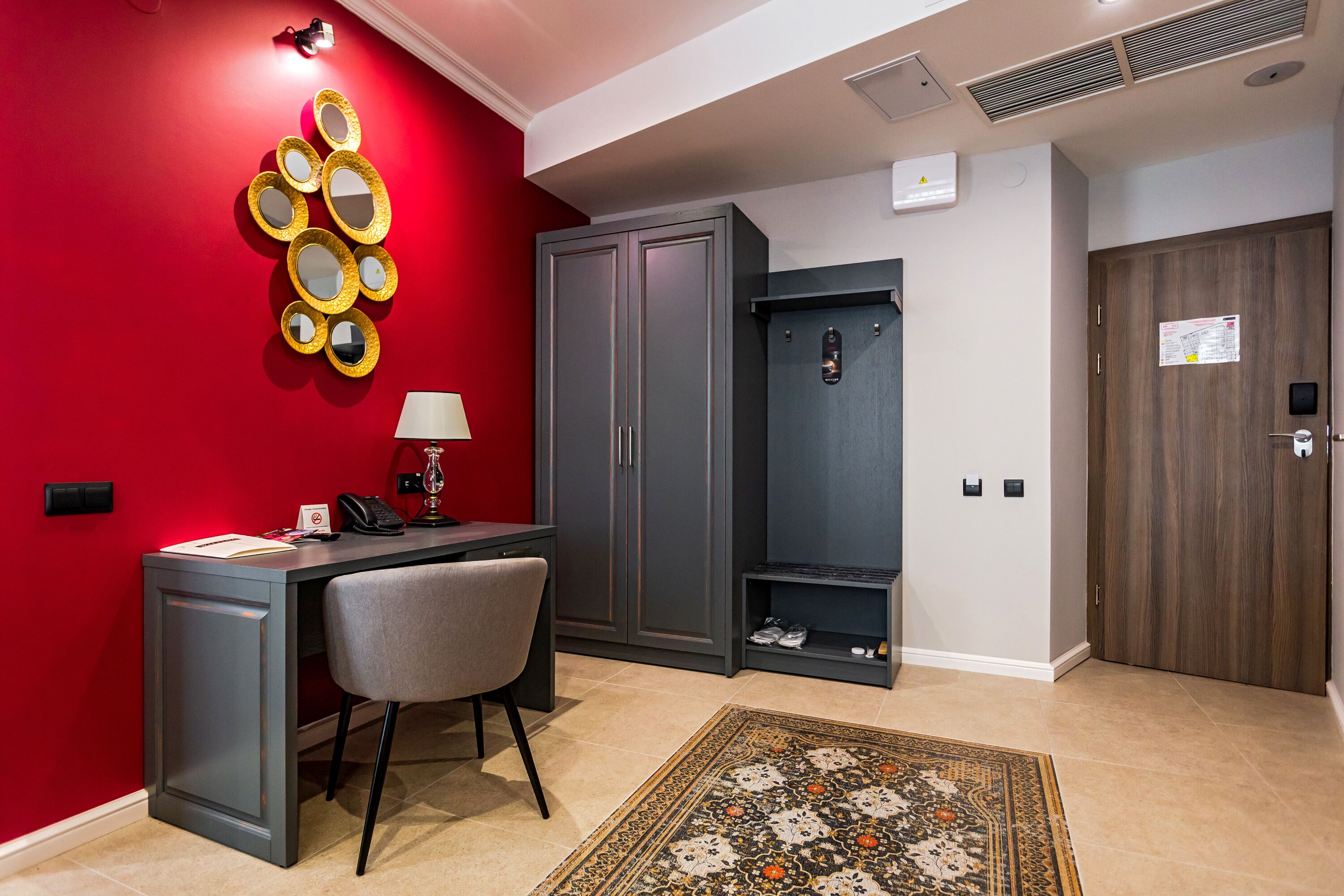 premium studio, 1 king bed with sofa bed, non smoking | 1 bedroom, premium bedding, minibar, desk