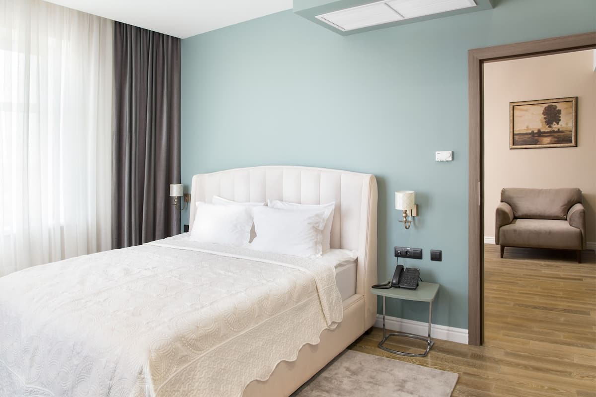 Apartment, 1 King Bed with Sofa bed, Non Smoking | 1 bedroom, premium bedding, minibar, desk