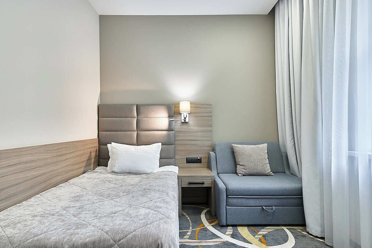 經典單人房 | 1 間臥室、迷你吧、書桌、遮光布/窗簾