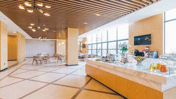 Buffet breakfast for a fee